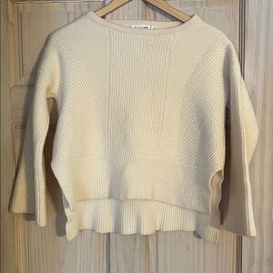 rag & bone Cream Crew Neck Sweater